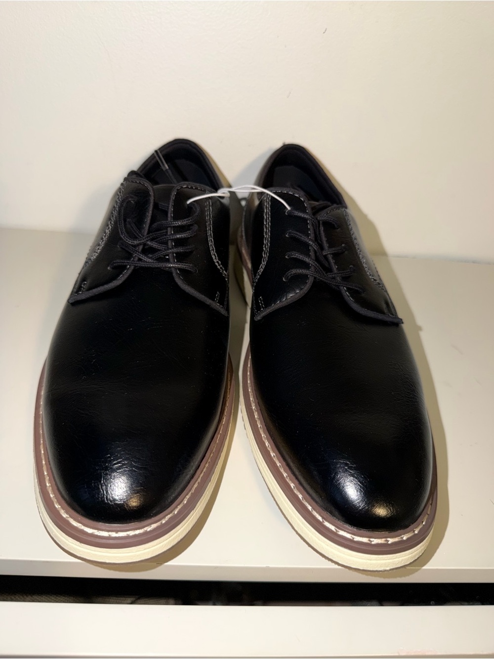 Steve Madden P-Jansen Black Hybrid Oxford Dress Sneakers Mens 10